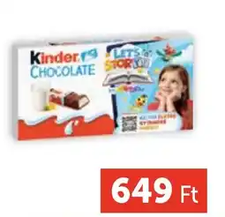 PRIVÁT Kinder chocolate ajánlat