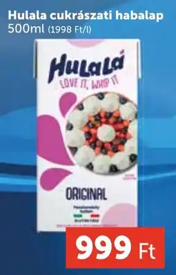 PRIVÁT Hulala cukrászati habalap ajánlat