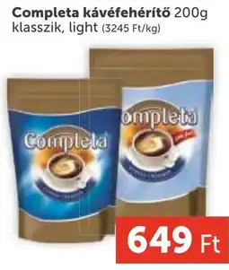 PRIVÁT Completa kávéfehérítő ajánlat