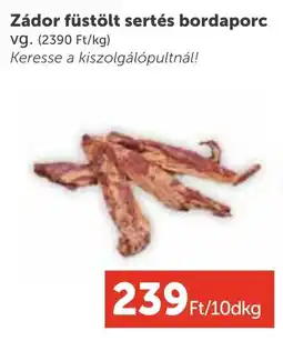 PRIVÁT Zádor füstölt sertés bordaporc ajánlat