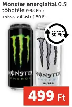 PRIVÁT Monster energiailat ajánlat