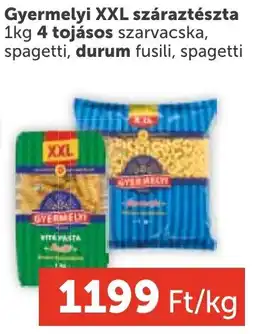 PRIVÁT Gyermelyi XXL száraztészta ajánlat