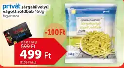 PRIVÁT Privat sárgahüvelyű vágott zöldbab ajánlat