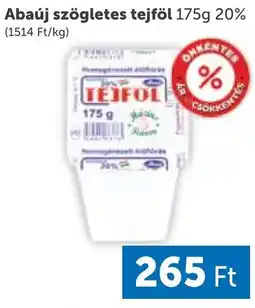 PRIVÁT Abauj tejfol ajánlat