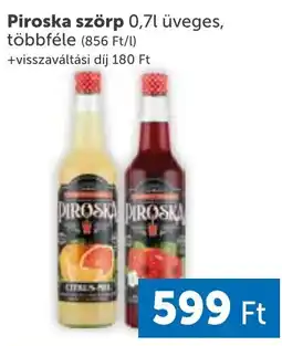 PRIVÁT Piroksa szörp ajánlat