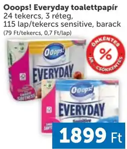 PRIVÁT Ooops everyday toalettpapir ajánlat