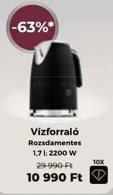 PRIVÁT Vízforraló ajánlat