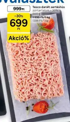 Tesco Tesco darált sertéshús ajánlat
