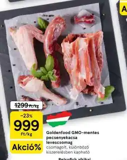 Tesco Goldenfood GMO-mentes pecsenyekacsa levessomag ajánlat