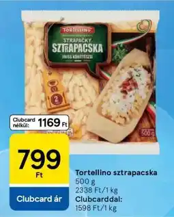 Tesco Tortellino sztrapacska ajánlat