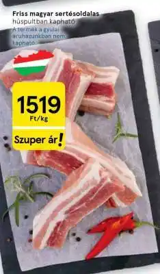 Tesco Friss magyar sertésoldalas ajánlat