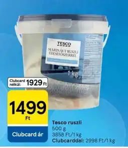 Tesco Tesco ruszli ajánlat