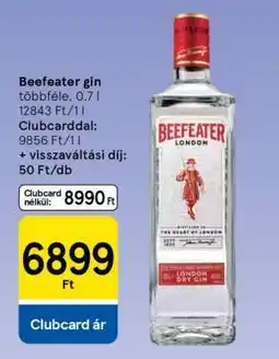 Tesco BEEFEATER GIN ajánlat