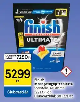 Tesco FINISH Mosogatógép-tabletta ajánlat