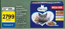 Tesco Prevital alutasakos macskaeledel felnőtt macskáknak megabox ajánlat
