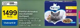 Tesco PreVital alutasakos macskaeledel multipack ajánlat
