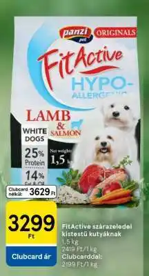 Tesco FitActive szárazeledel kistestű kutyáknak ajánlat
