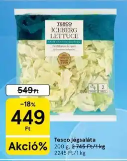 Tesco Tesco jégsaláta ajánlat