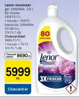 Tesco Lenor mosószer ajánlat
