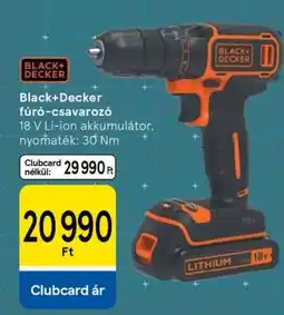 Tesco Black+Decker fúró-csavarozó ajánlat