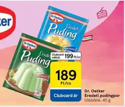 Tesco Dr. Oetker Eredeti Pudingpor ajánlat