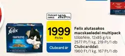 Tesco Felix alutasakos macskaeledel multipack ajánlat