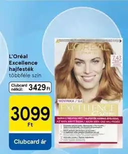 Tesco L'Oréal Excellence hajfesték ajánlat