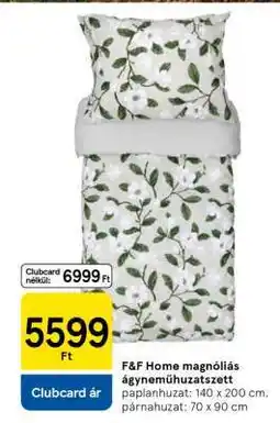 Tesco F&F Home magnóliás ágyneműhuzatszett ajánlat
