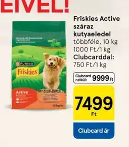 Tesco Friskies Active száraz kutyaeledel ajánlat