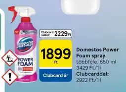 Tesco DOMESTOS POWER FOAM SPRAY ajánlat