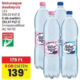 Spar Naturaqua ásványvíz ajánlat