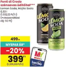 Spar Fonti di Crodo szénsavas üdítőital ajánlat