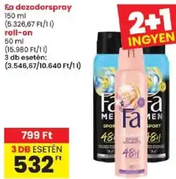 Spar Fa deodorant ajánlat