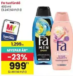 Spar Fa tusfürdő ajánlat