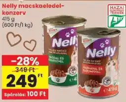 Spar Nelly macskaeledel-konzerv ajánlat