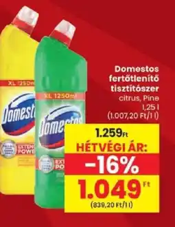 Spar Domestos fertőtlenítő tisztítószer ajánlat