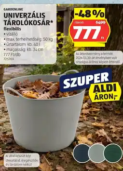 ALDI Gardenline univerzális tárolókosár ajánlat