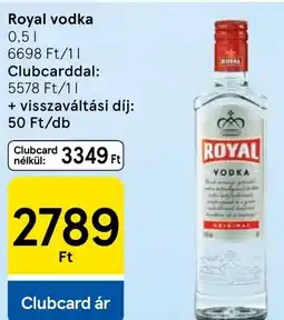 Tesco Royal vodka ajánlat