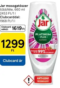 Tesco jar mosogatószer ajánlat