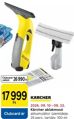 Tesco Karcher ablakmosó ajánlat