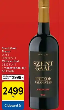 Tesco Szent Gaál Trezor ajánlat
