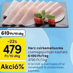 Tesco Herz csirkemellsonka ajánlat