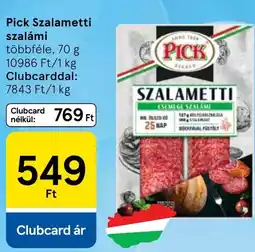 Tesco Pick szalame ajánlat