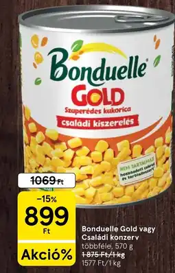 Tesco Bonduelle gold ajánlat