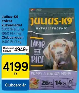 Tesco Julius-k9 száraz kutyaeledel ajánlat