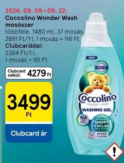 Tesco Coccolino wonder wash ajánlat