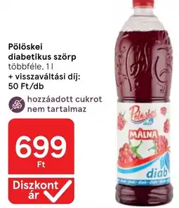 Tesco Pölöskei diabetikus szörp ajánlat