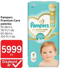 Tesco Pampers premium care pelenka ajánlat