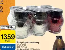 Tesco Üveg sírgyertyacsomag ajánlat