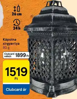 Tesco Kápolna sírgyertya ajánlat